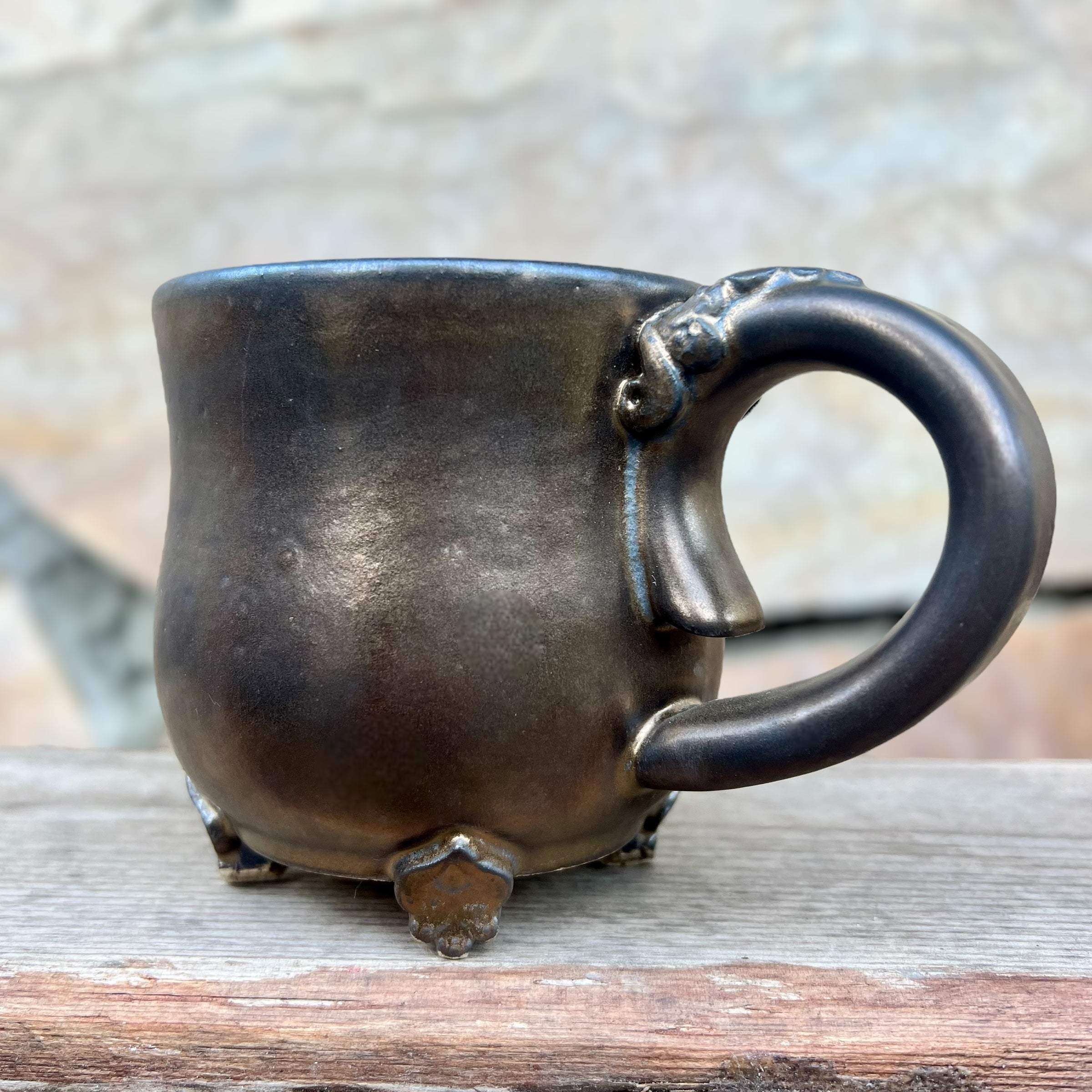 Footed Cauldron Mug