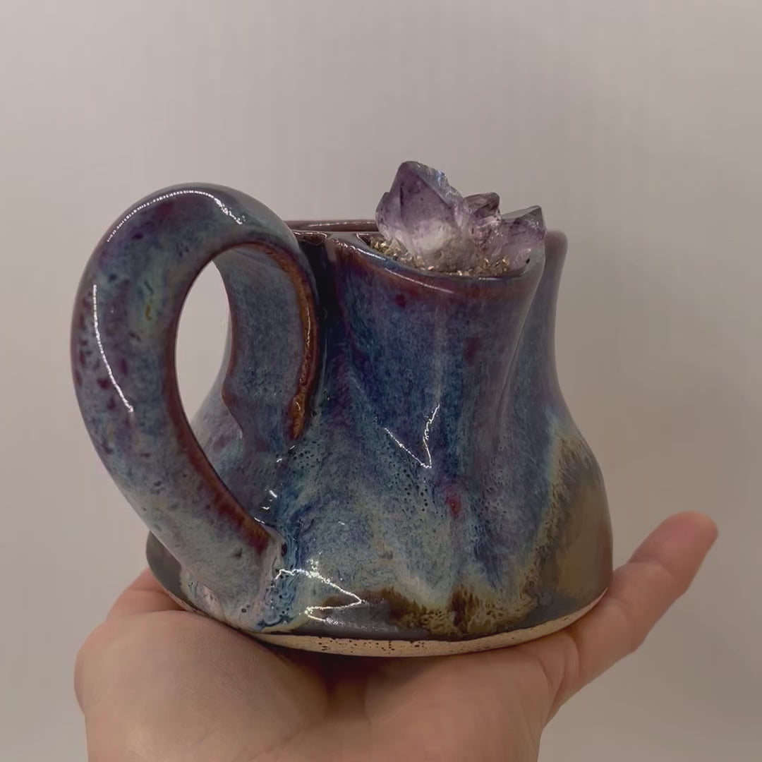 Amethyst Crystal Mug