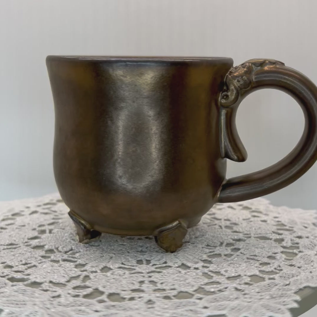 Footed Cauldron Mug